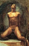 John Singer Sargent Nude Study of Thomas E McKeller oil